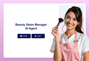 Beauty Salon Manager AI Agent Template Thumbnail Image