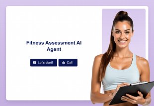 Fitness Assessment AI Agent Template Thumbnail Image