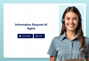 Information Request AI Agent Template Thumbnail Image