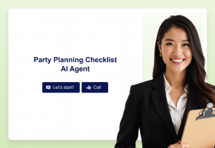 Party Planning Checklist AI Agent Template Thumbnail Image