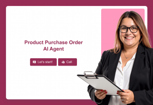 Product Purchase Order AI Agent Template Thumbnail Image