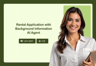 Rental Application AI Agent Template Thumbnail Image