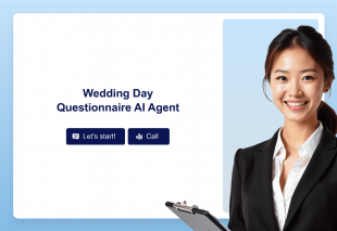 Wedding Day Questionnaire AI Agent Template Thumbnail Image