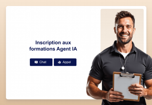 Inscription aux formations Agent IA Template Thumbnail