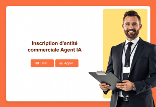 Inscription d'entité commerciale Agent IA Template Thumbnail