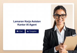 Lamaran Kerja Asisten Kantor AI Agent Template Thumbnail