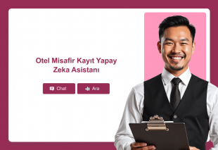 Otel Misafir Kayıt Yapay Zeka Asistanı Template Thumbnail