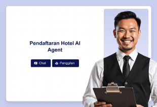 Pendaftaran Hotel AI Agent Template Thumbnail