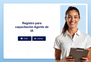 Registro para capacitación Agente de IA Template Thumbnail