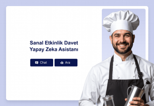 Sanal Etkinlik Davet Yapay Zeka Asistanı Template Thumbnail