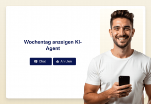 Wochentag anzeigen KI-Agent Template Thumbnail