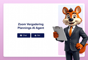 Zoom Vergadering Plannings AI Agent Template Thumbnail