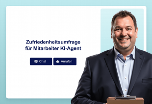 Zufriedenheitsumfrage für Mitarbeiter KI-Agent Template Thumbnail