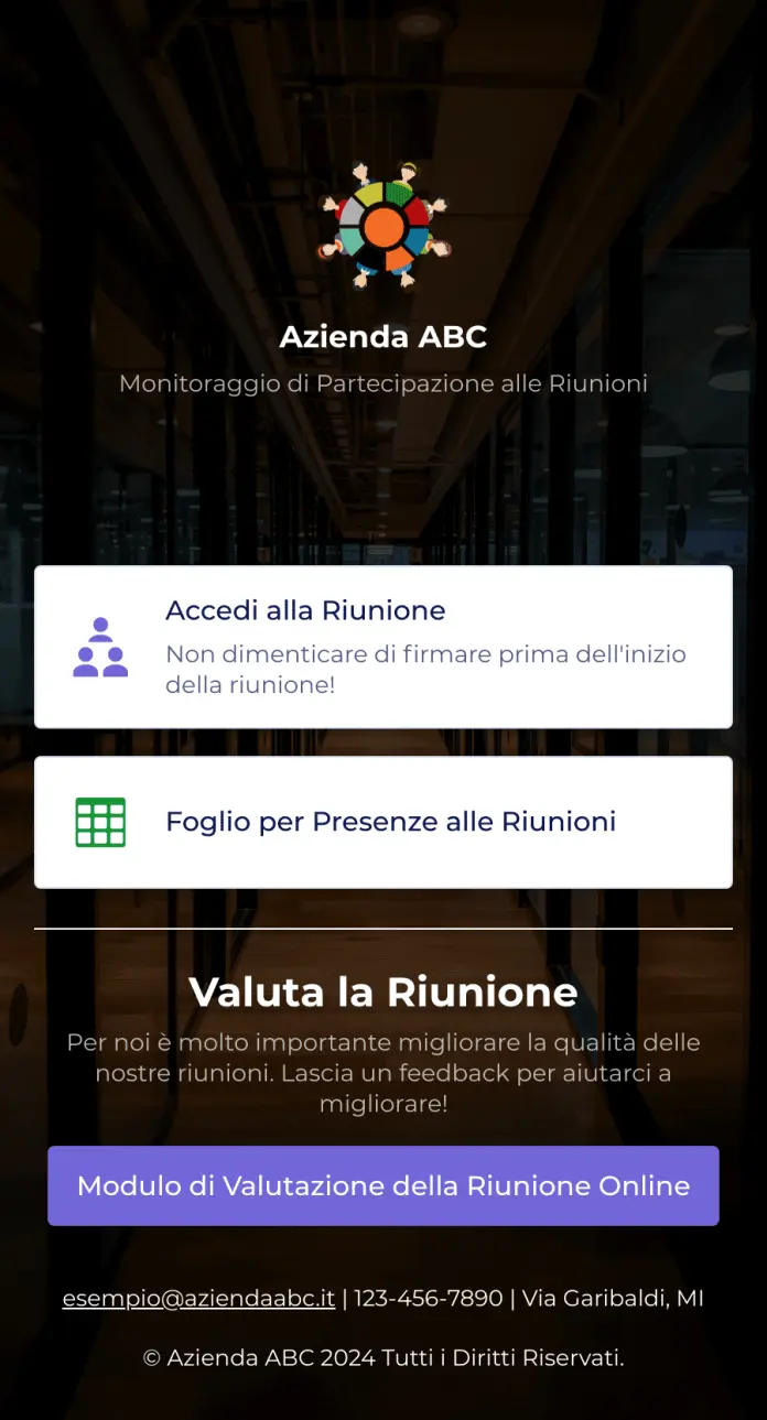 App di Accesso alle Riunioni