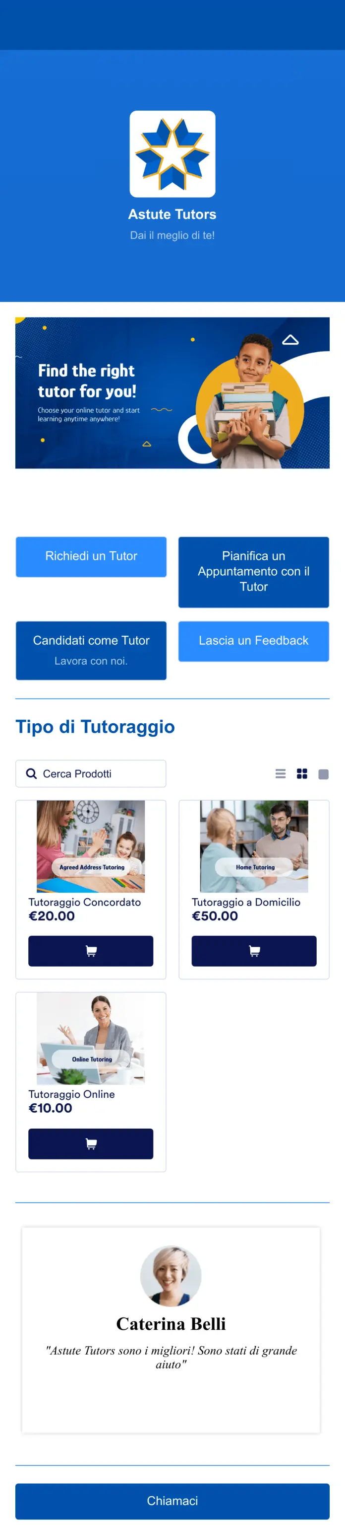 App di Tutoraggio