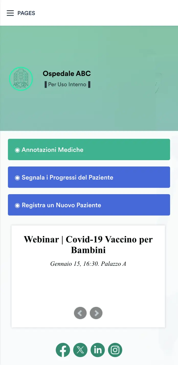 App per Annotazioni Mediche