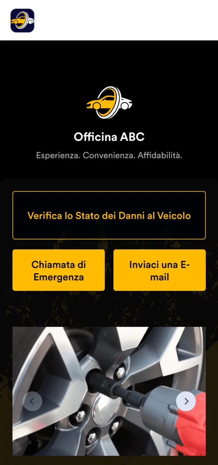 App per la Stima dei Danni all'Auto