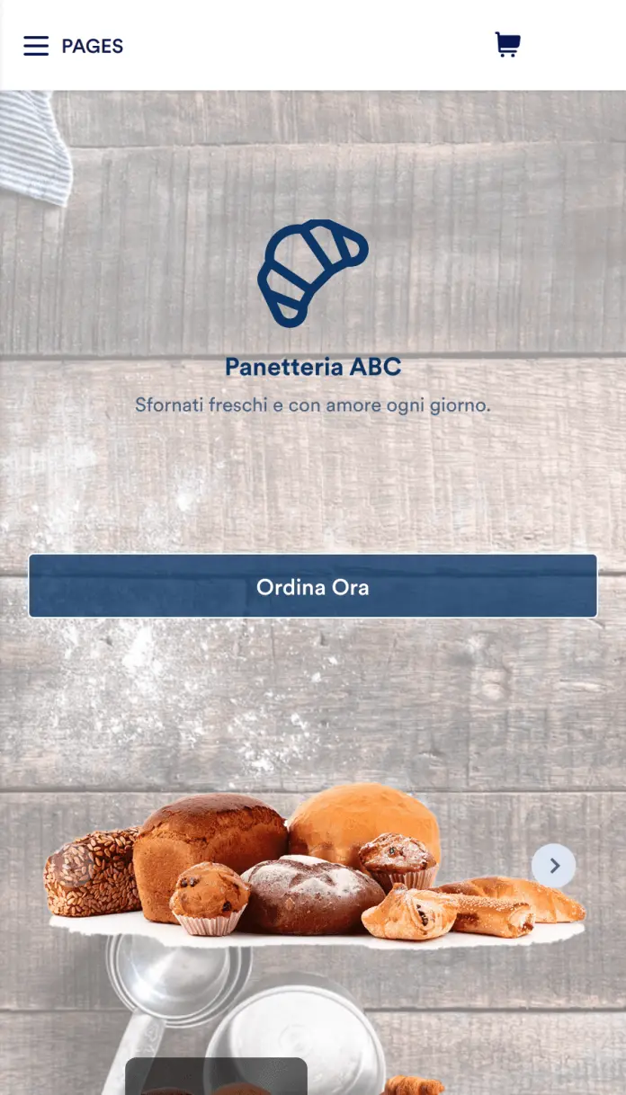 App per Panetteria