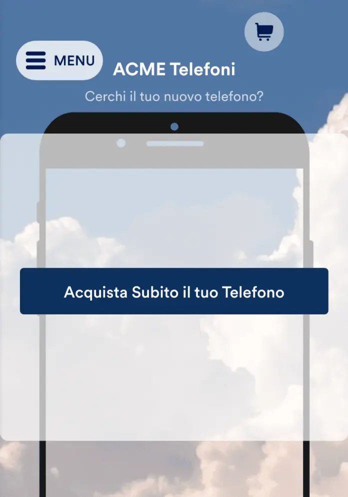 App per Vendita Telefoni