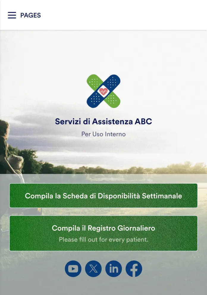 App Registro Giornaliero del Badante