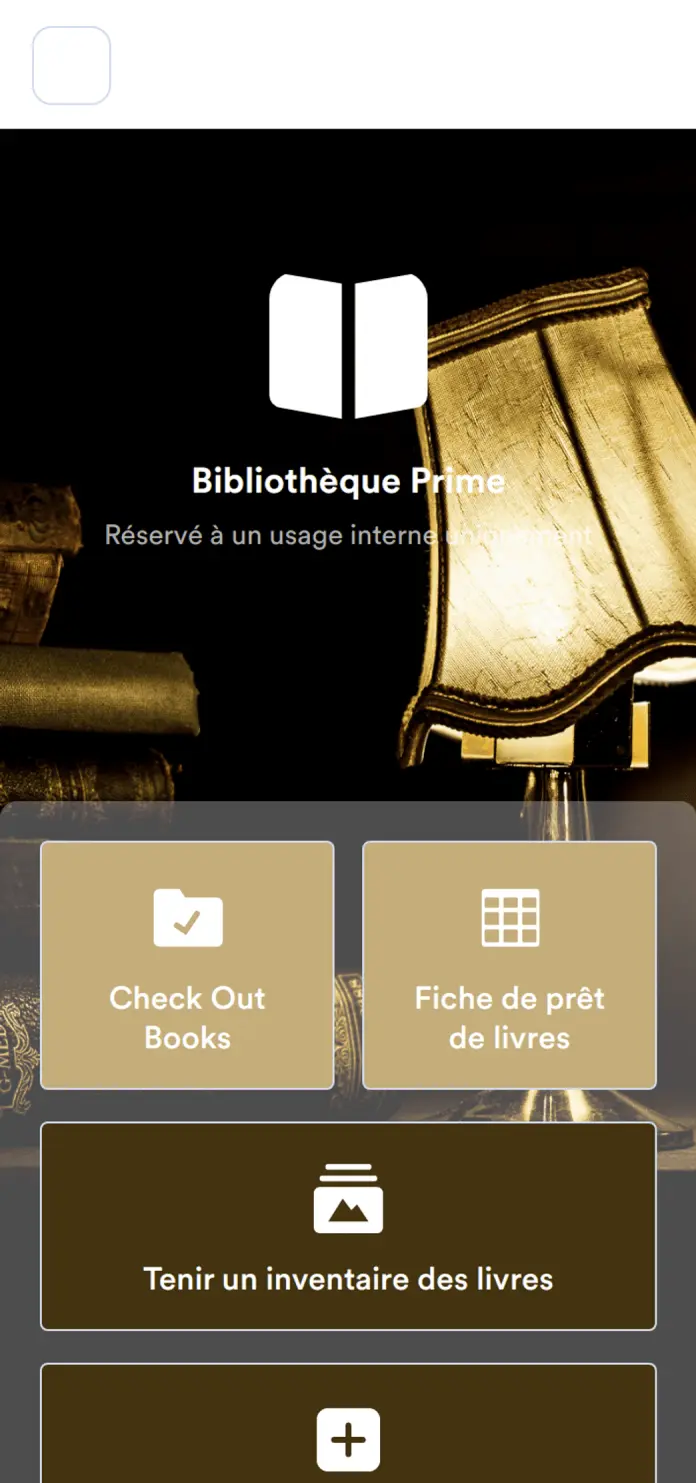 Application de gestion de bibliothèque