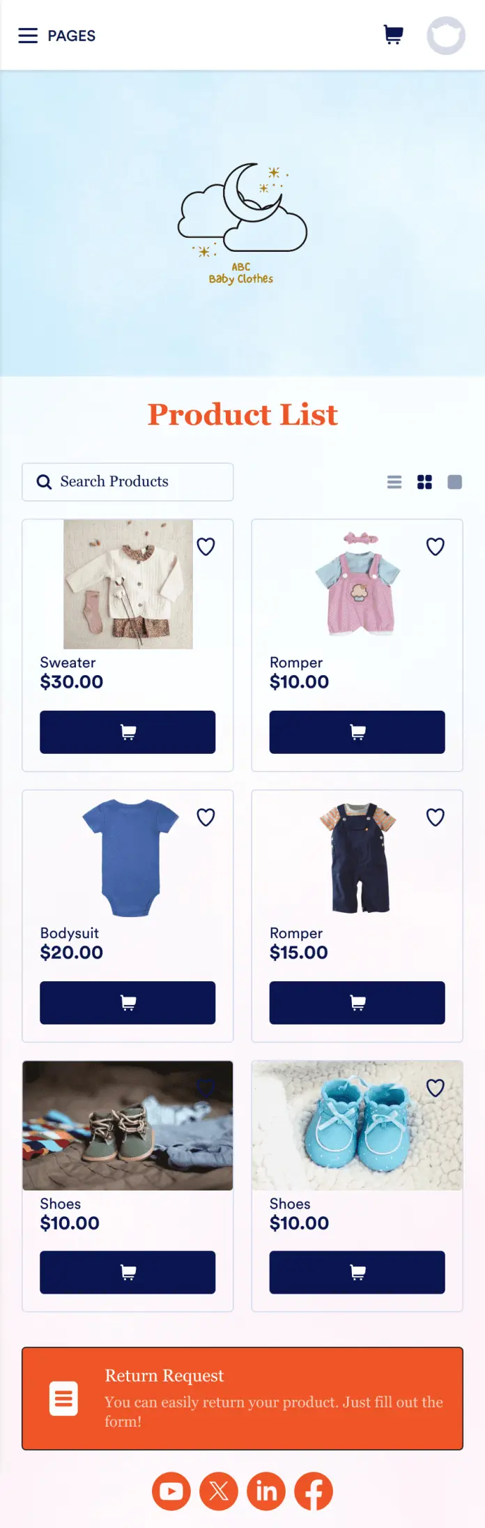 Baby Clothes App