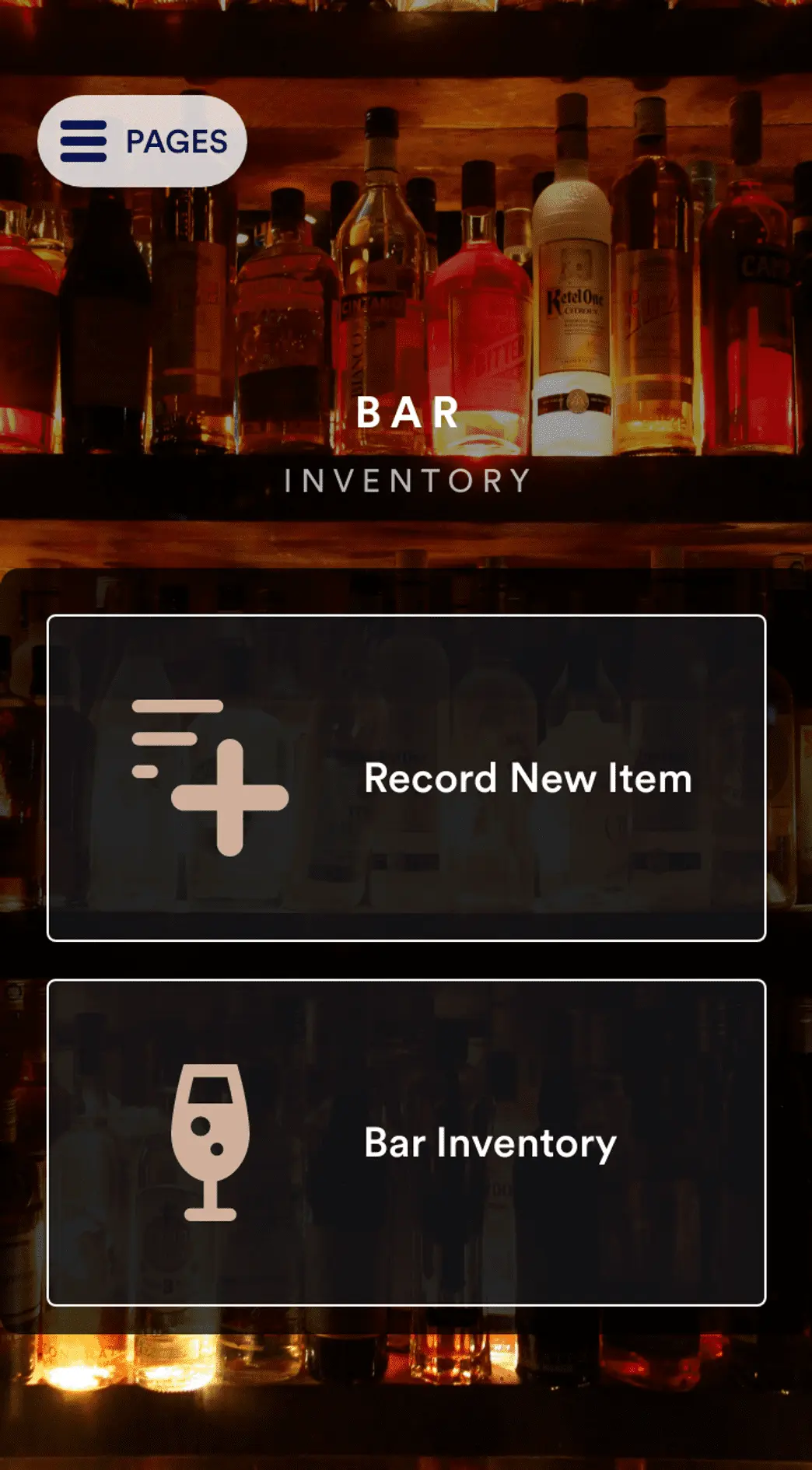 Bar Inventory App