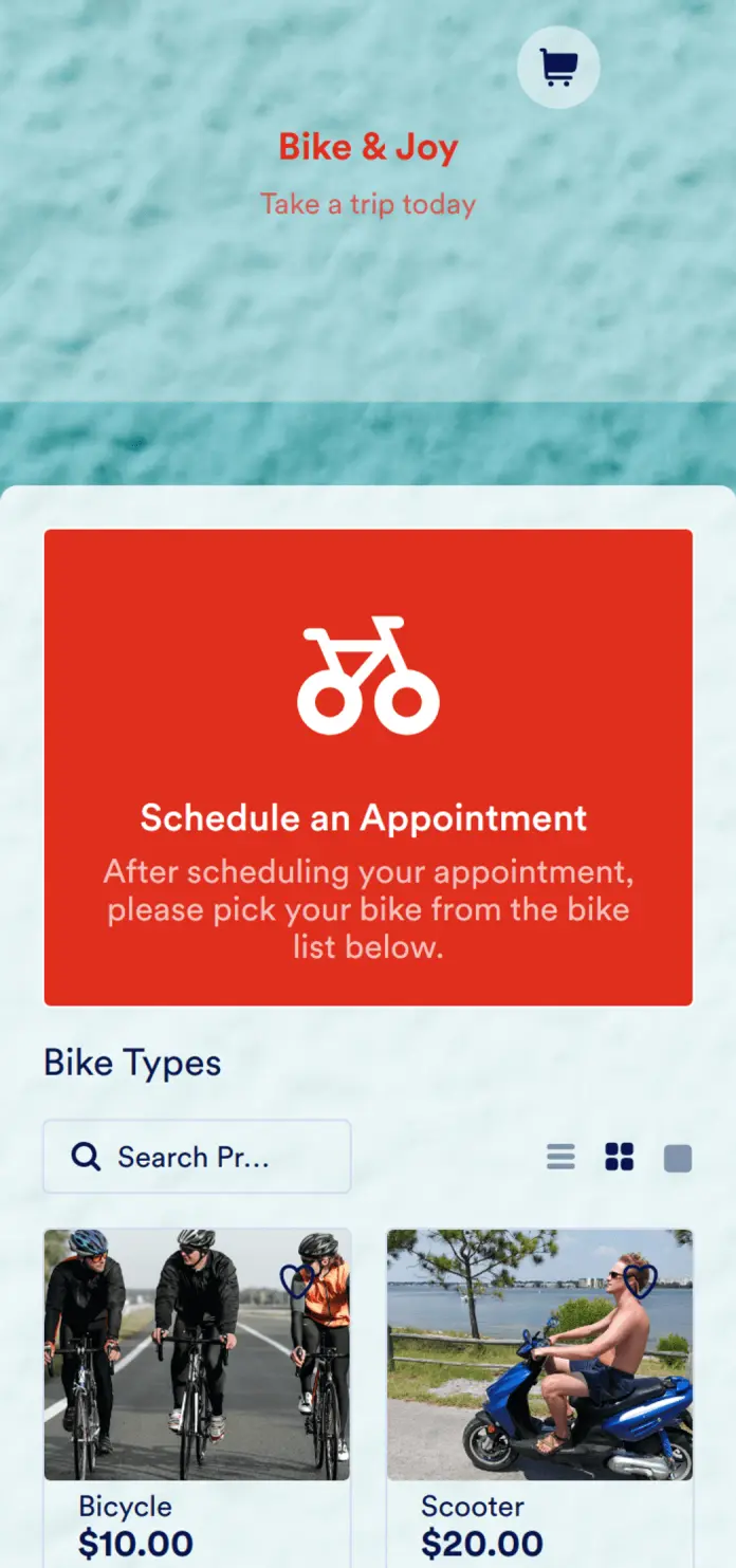 Bike Booking App