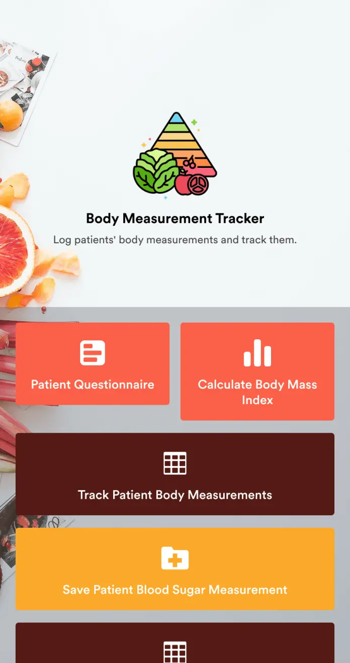 Body Measurement Tracker App