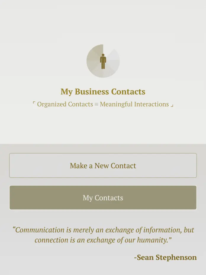 Business Contact App