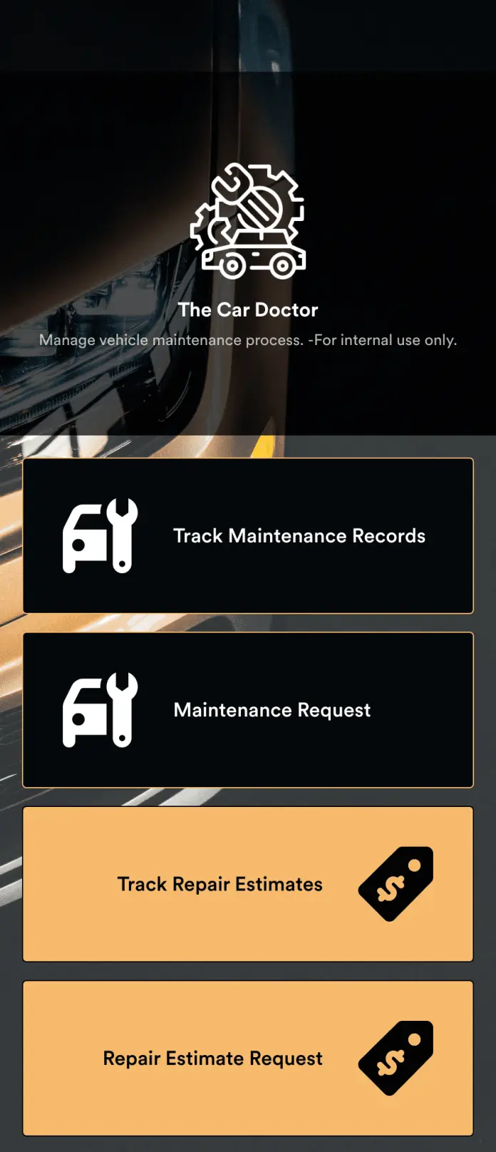 Car Maintenance App