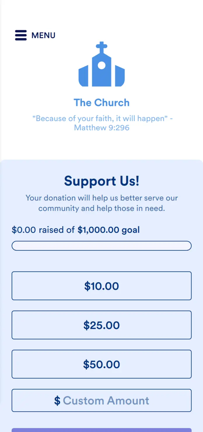 Church Donation App