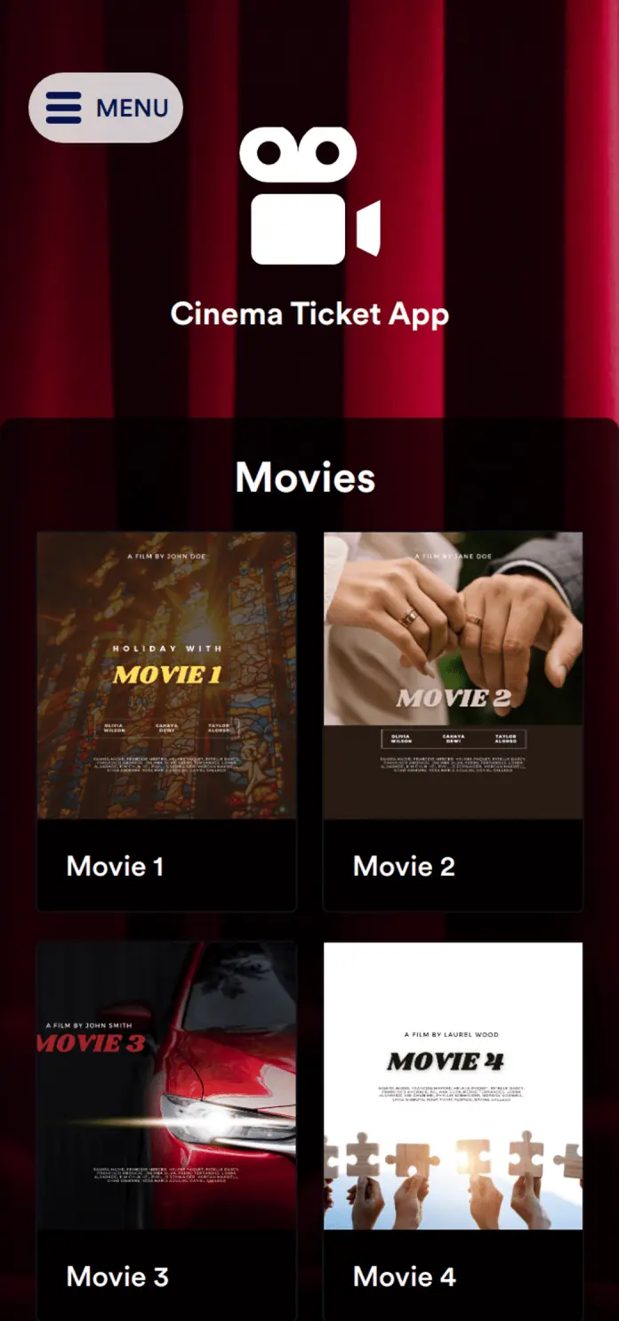 Cinema Ticket App