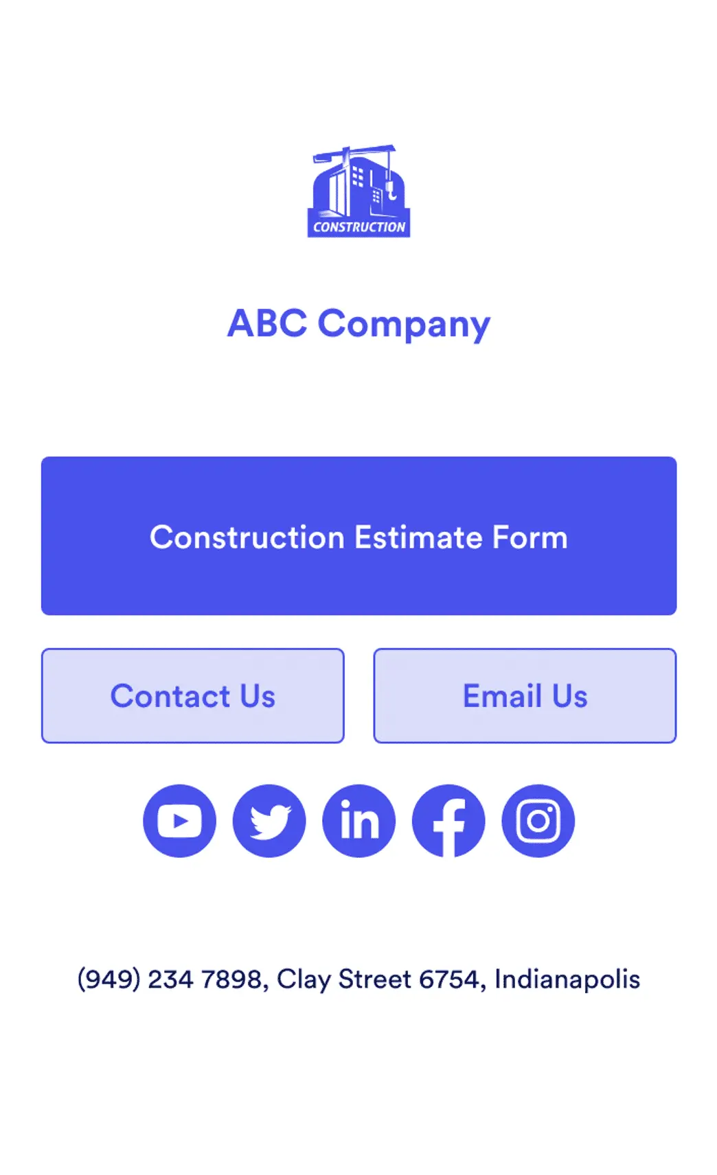 Construction Estimate App