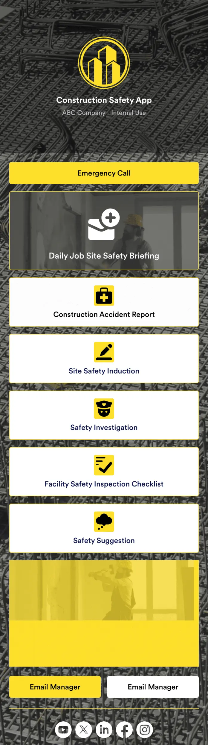 Construction Safety App