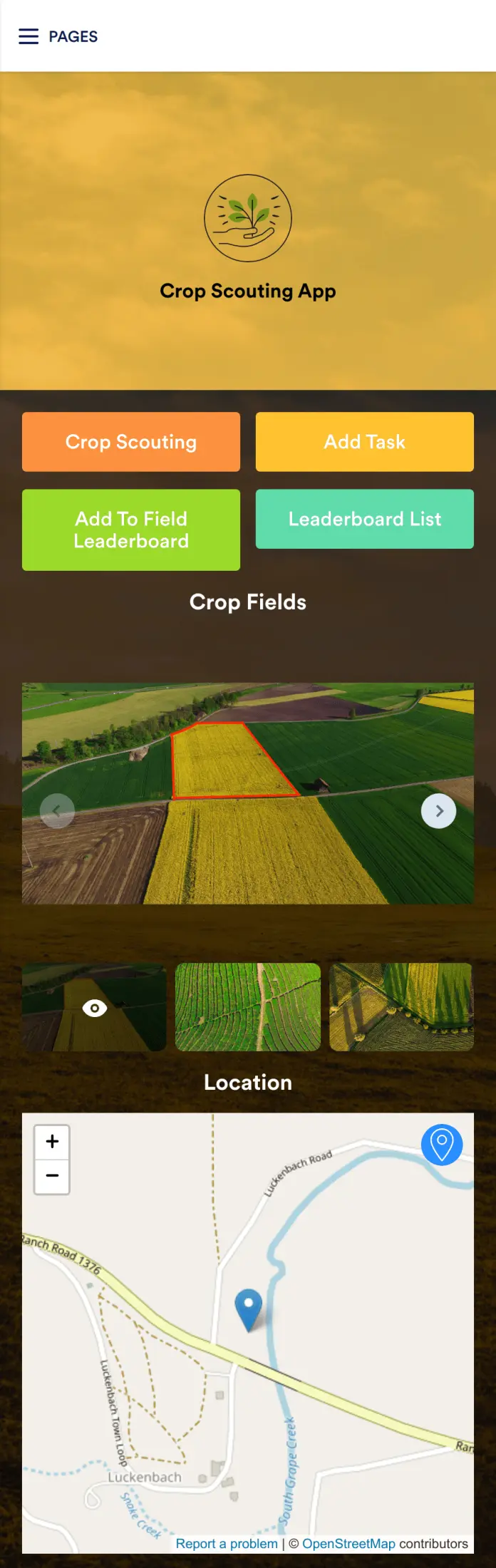 Crop Scouting App