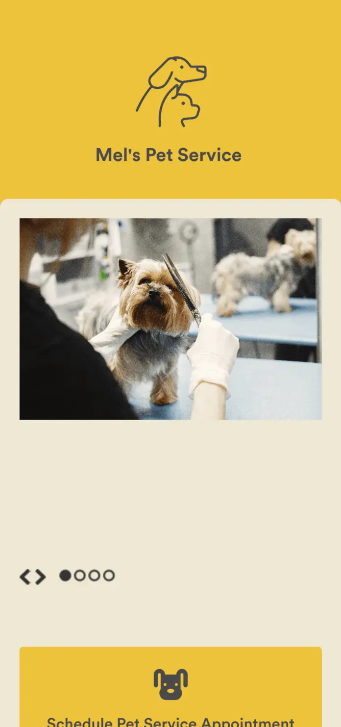 Dog Grooming App