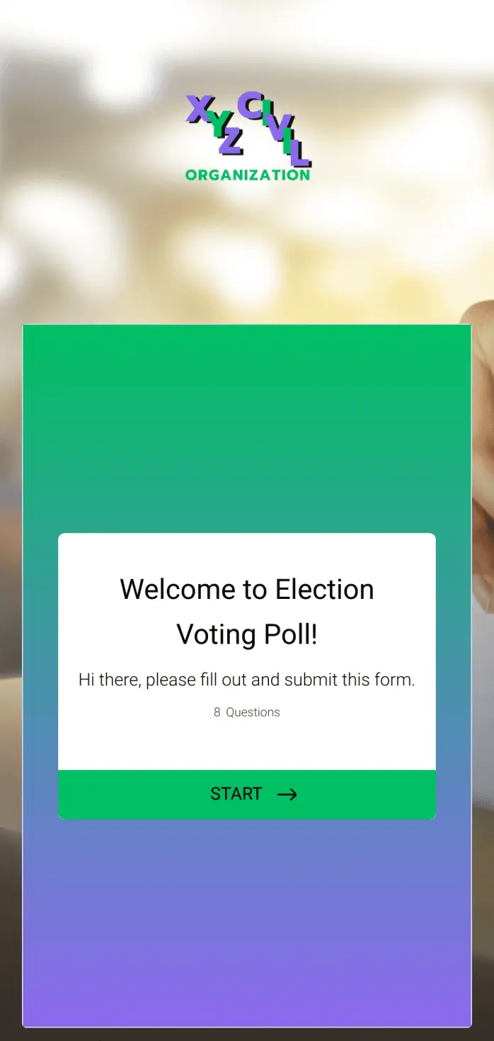 Election Voting Poll App