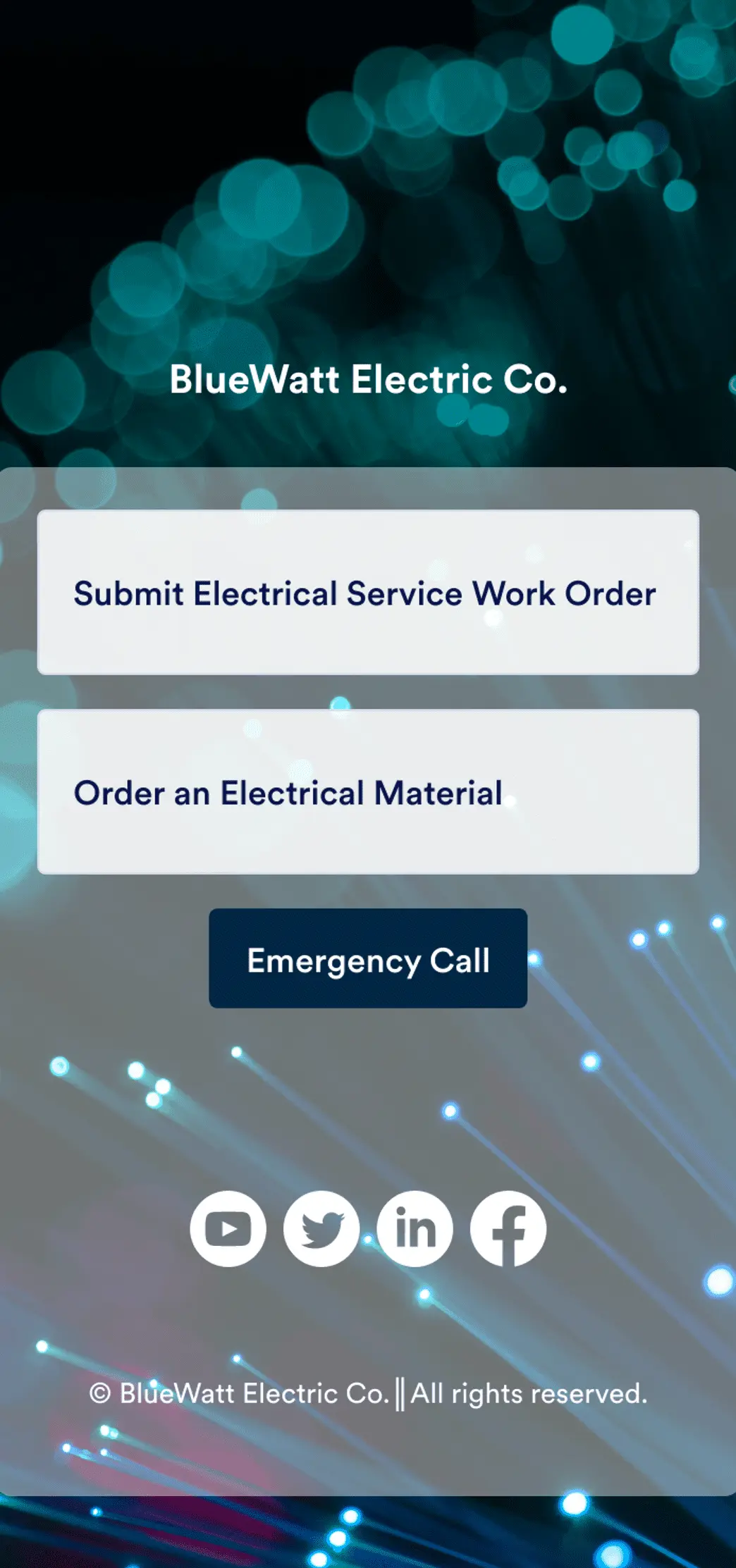 Electrical Work Order App