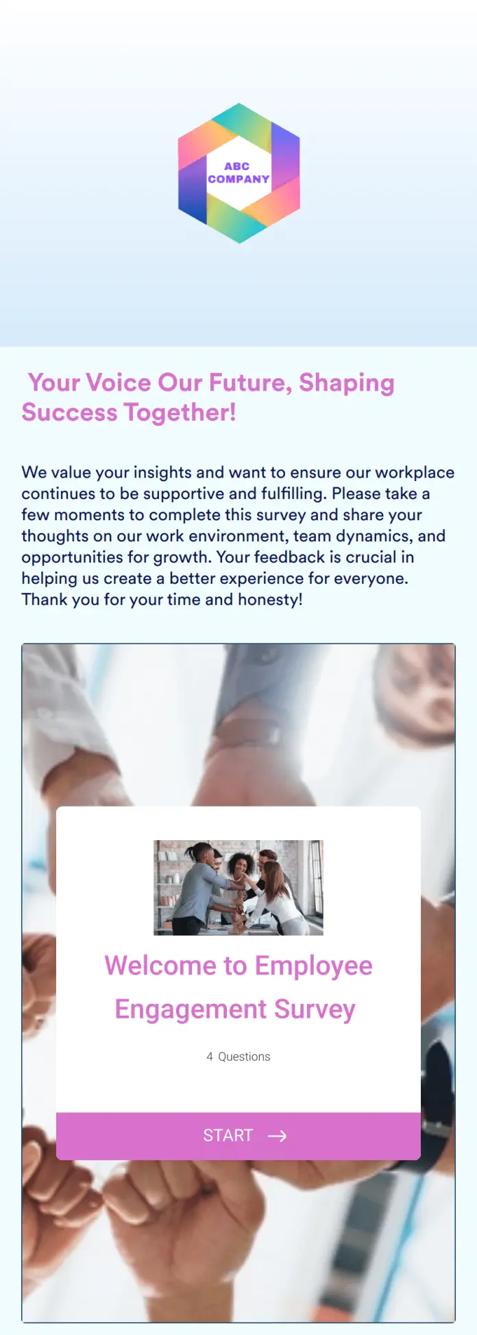 Employee Engagement Survey App