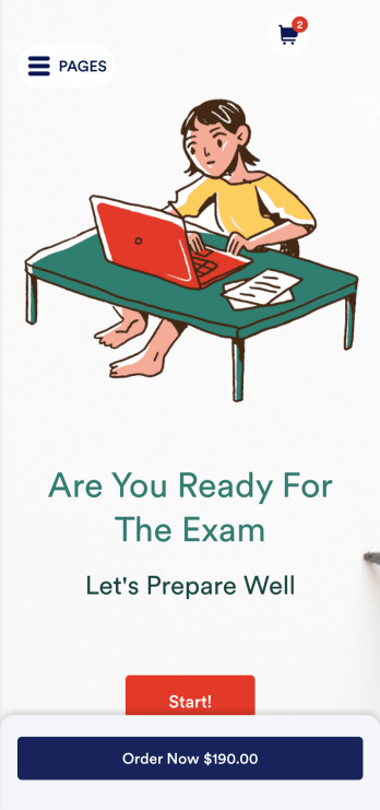 Exam Preparation App Template
