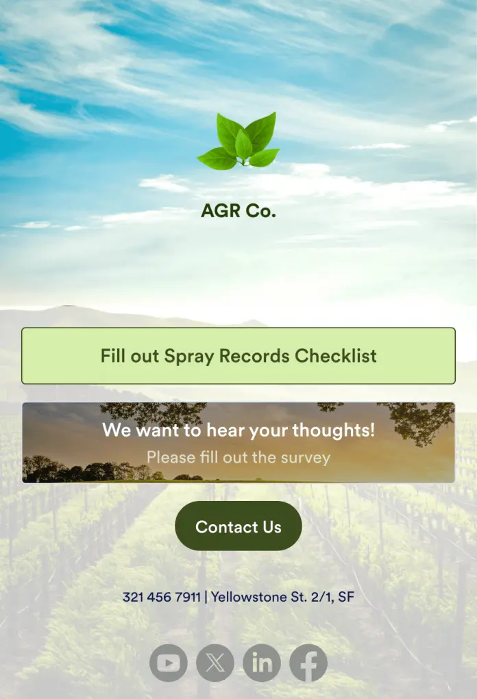 Farm Sprayer App