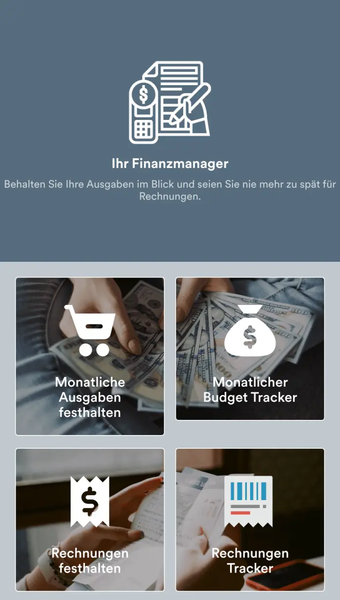 Finanzmanagement App