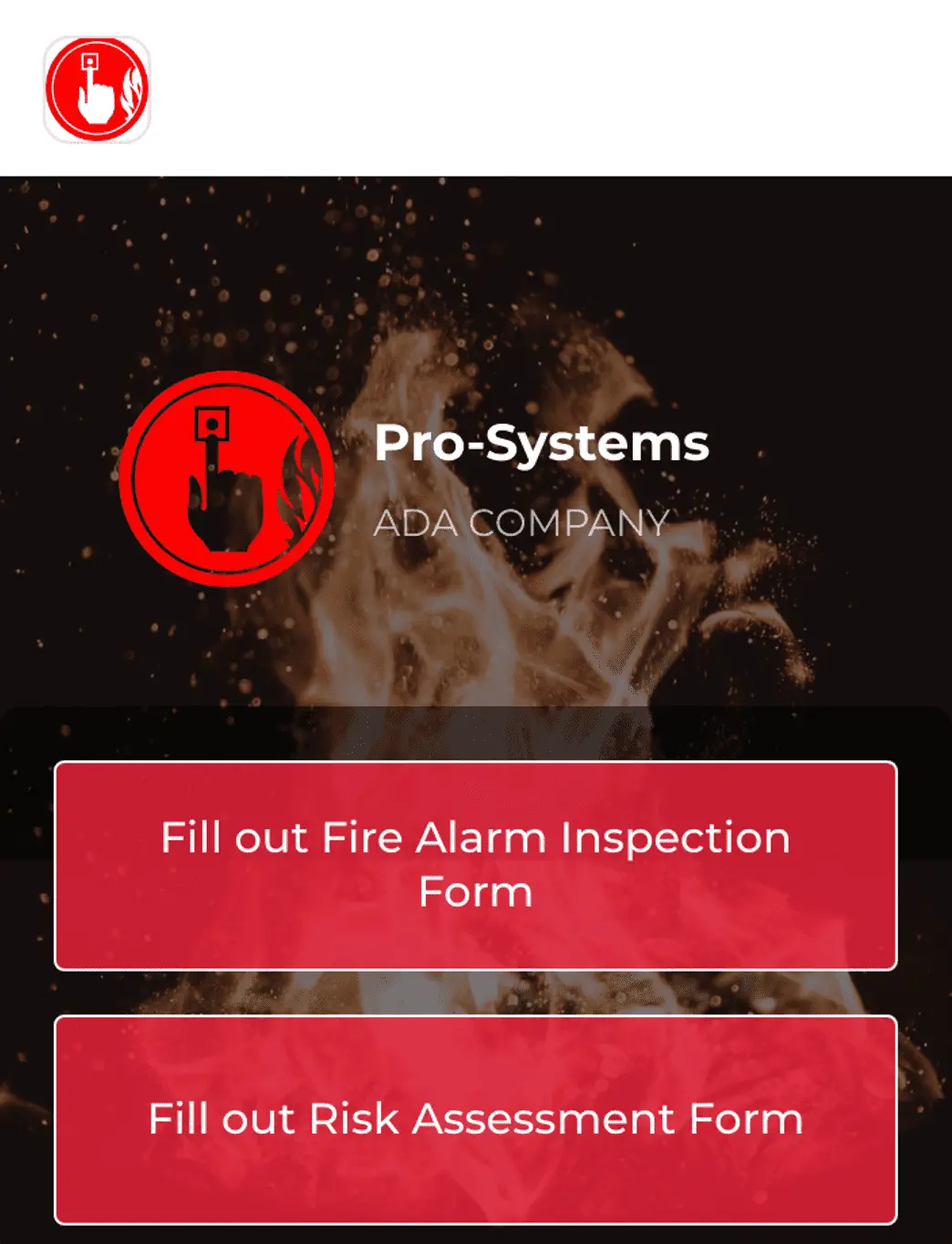 Fire Alarm Report App