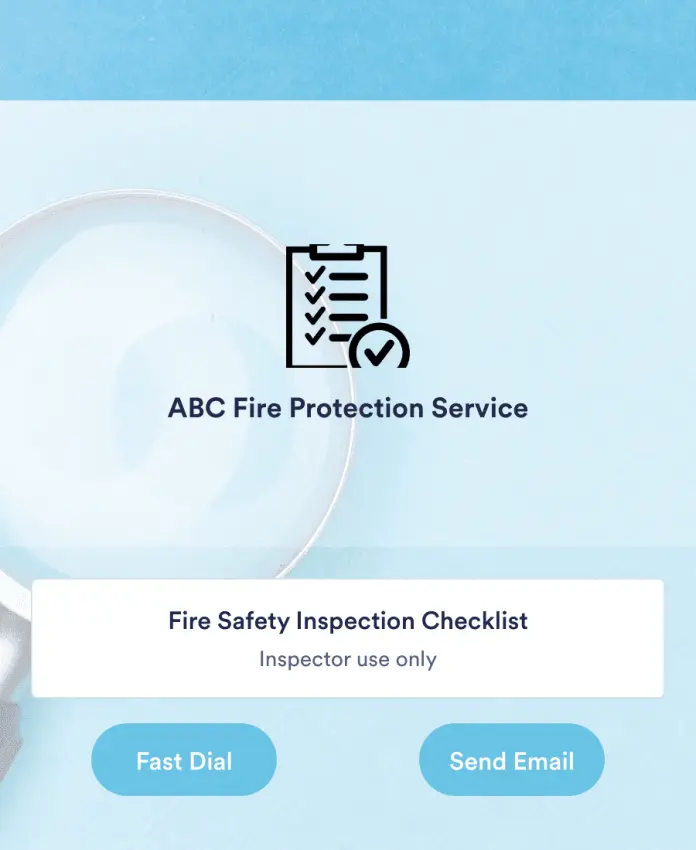 Fire Inspection App