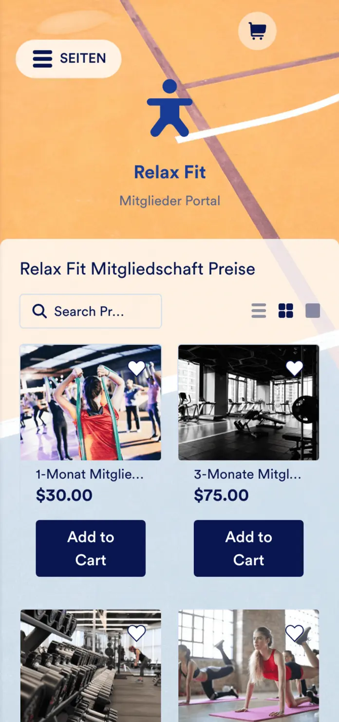 Fitness und Gesundheit App