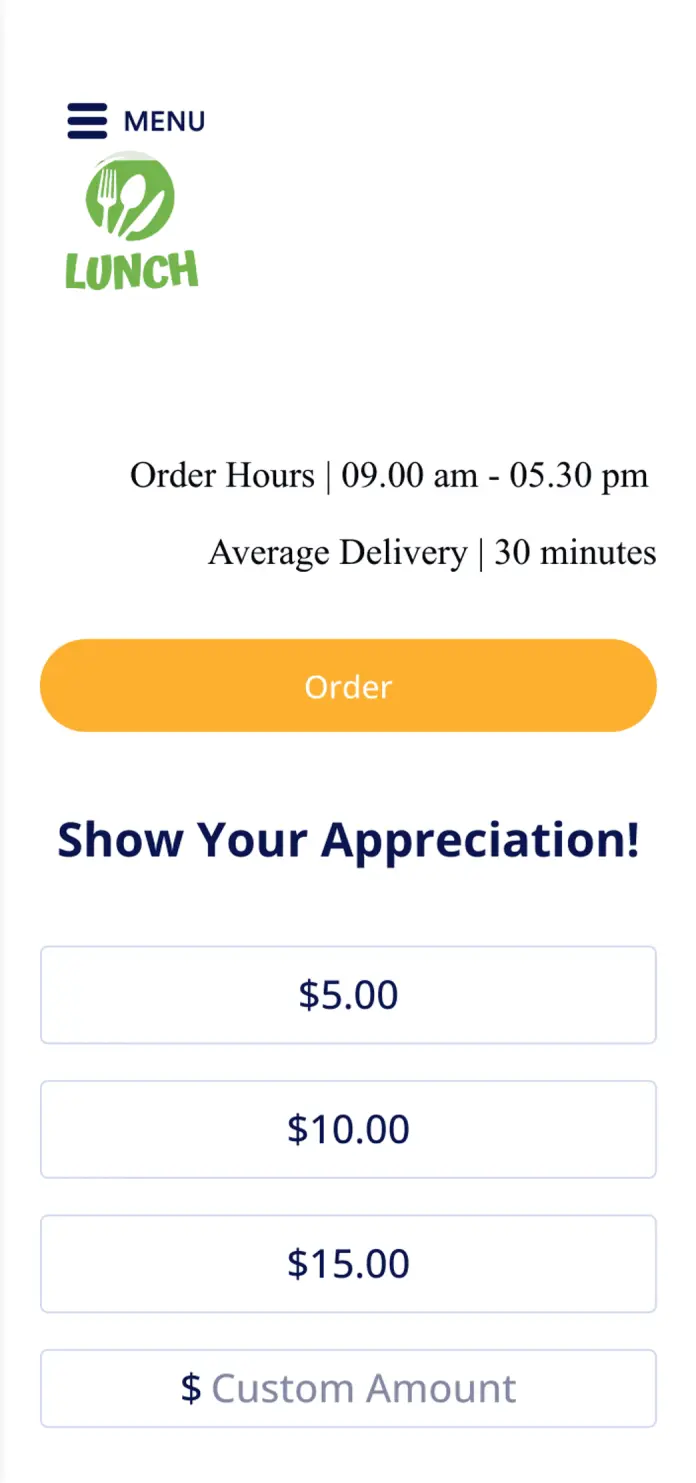 Food Delivery Tip App