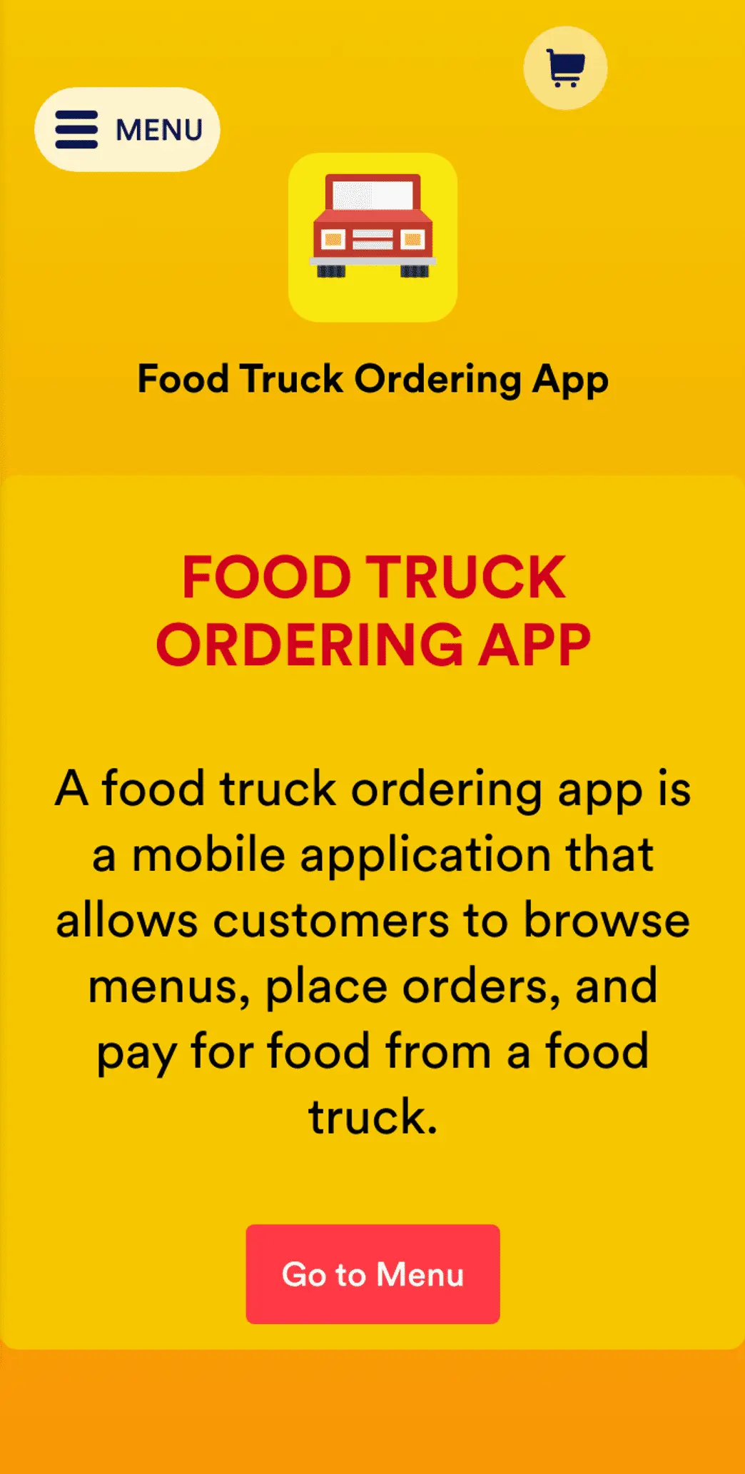  Food Truck Ordering App