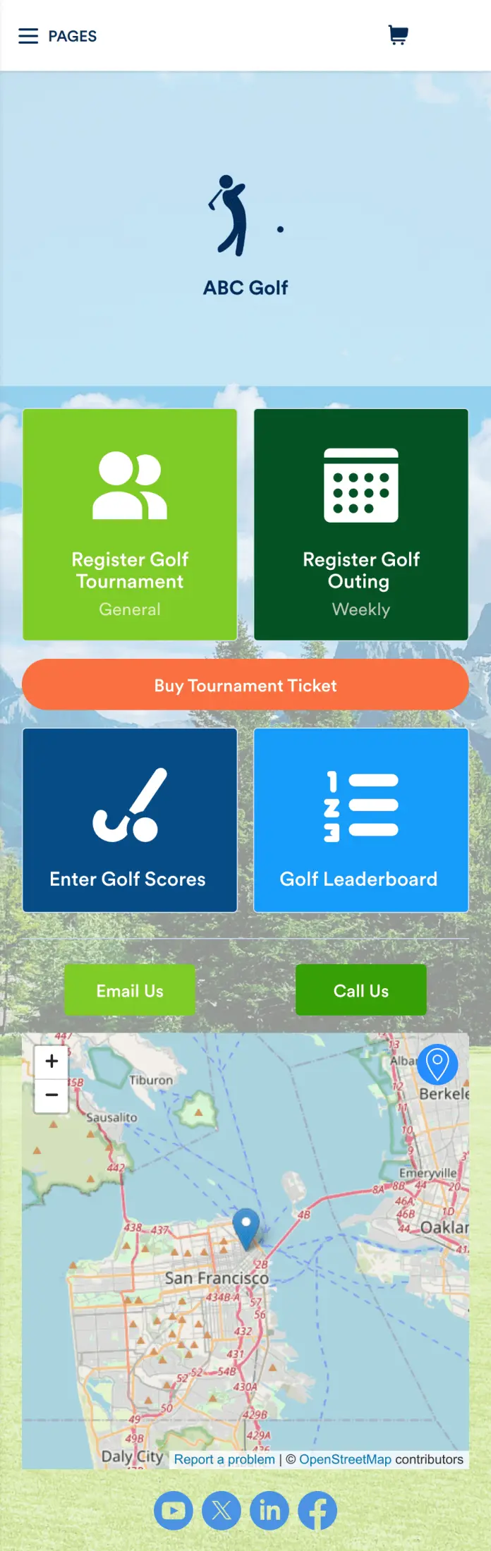 Golf Tournament App