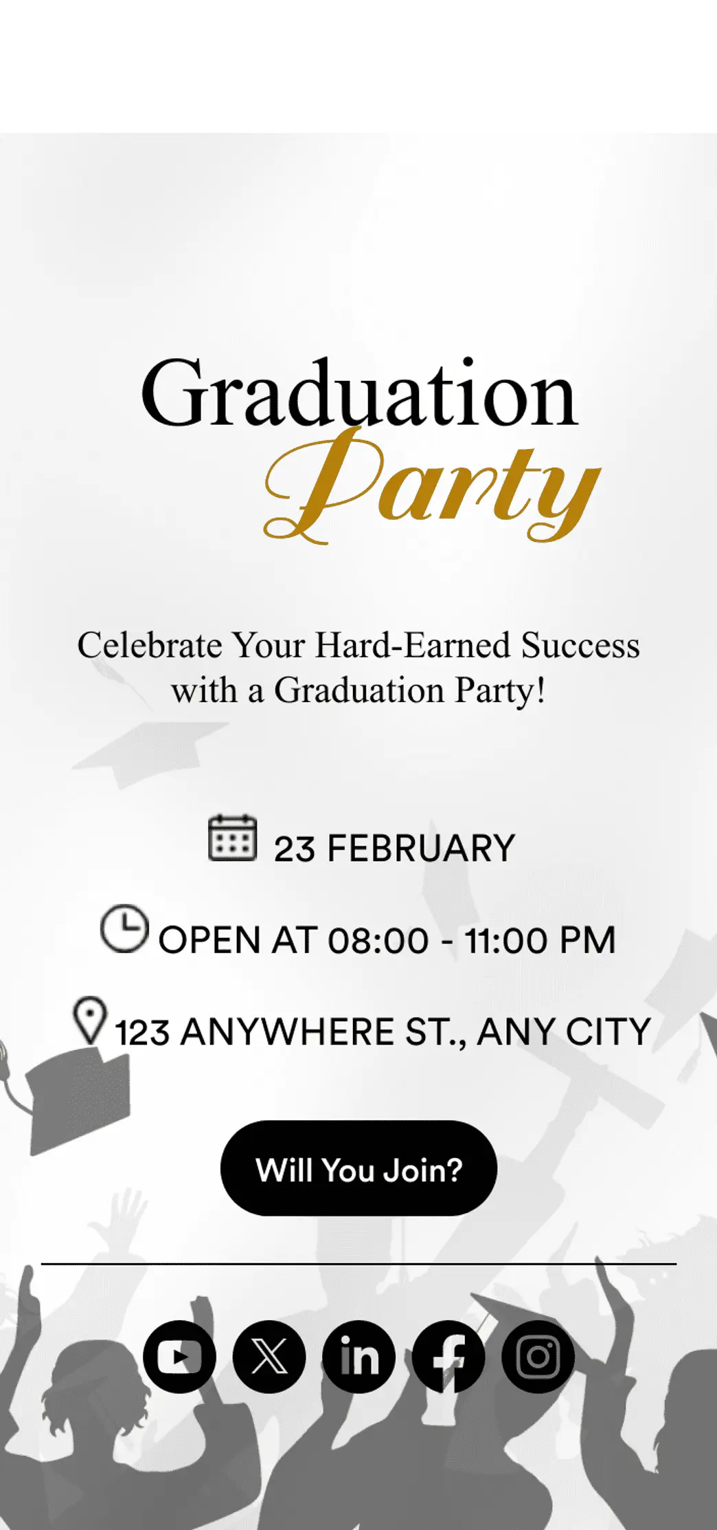 Graduation Invitation App